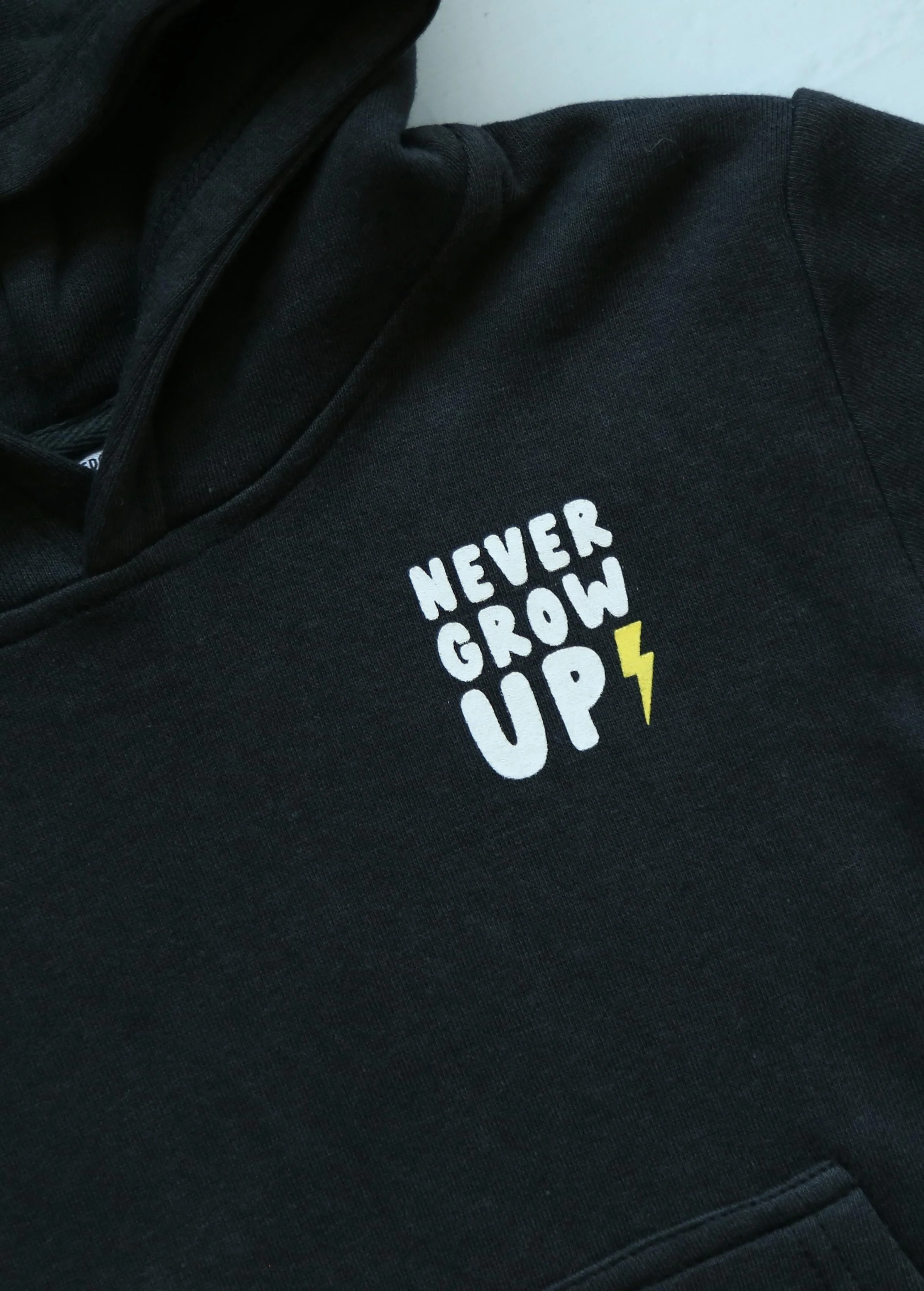 Adult Never Grow Up Hoodie - Image 5