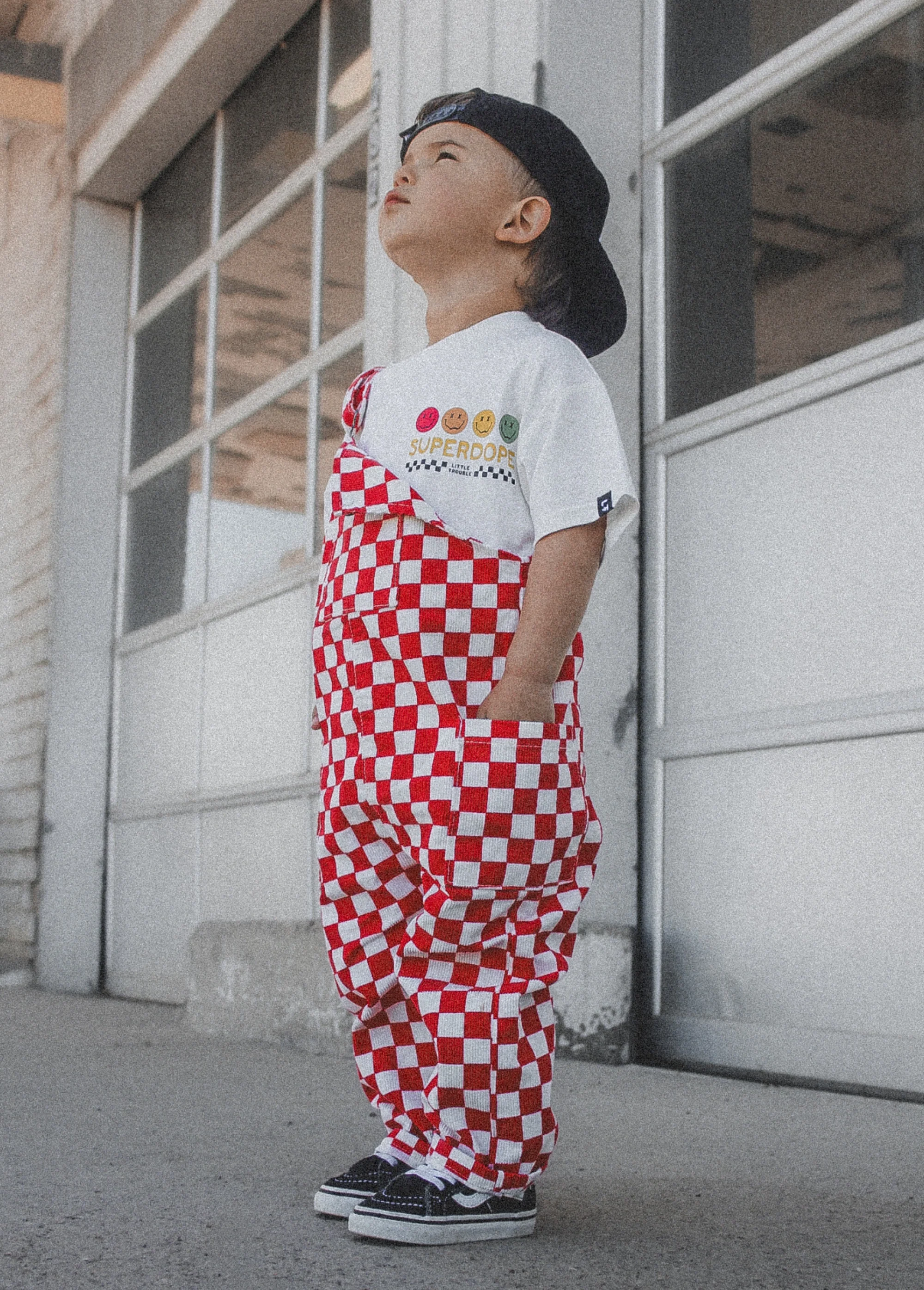 Red Checkered Overalls - Image 5