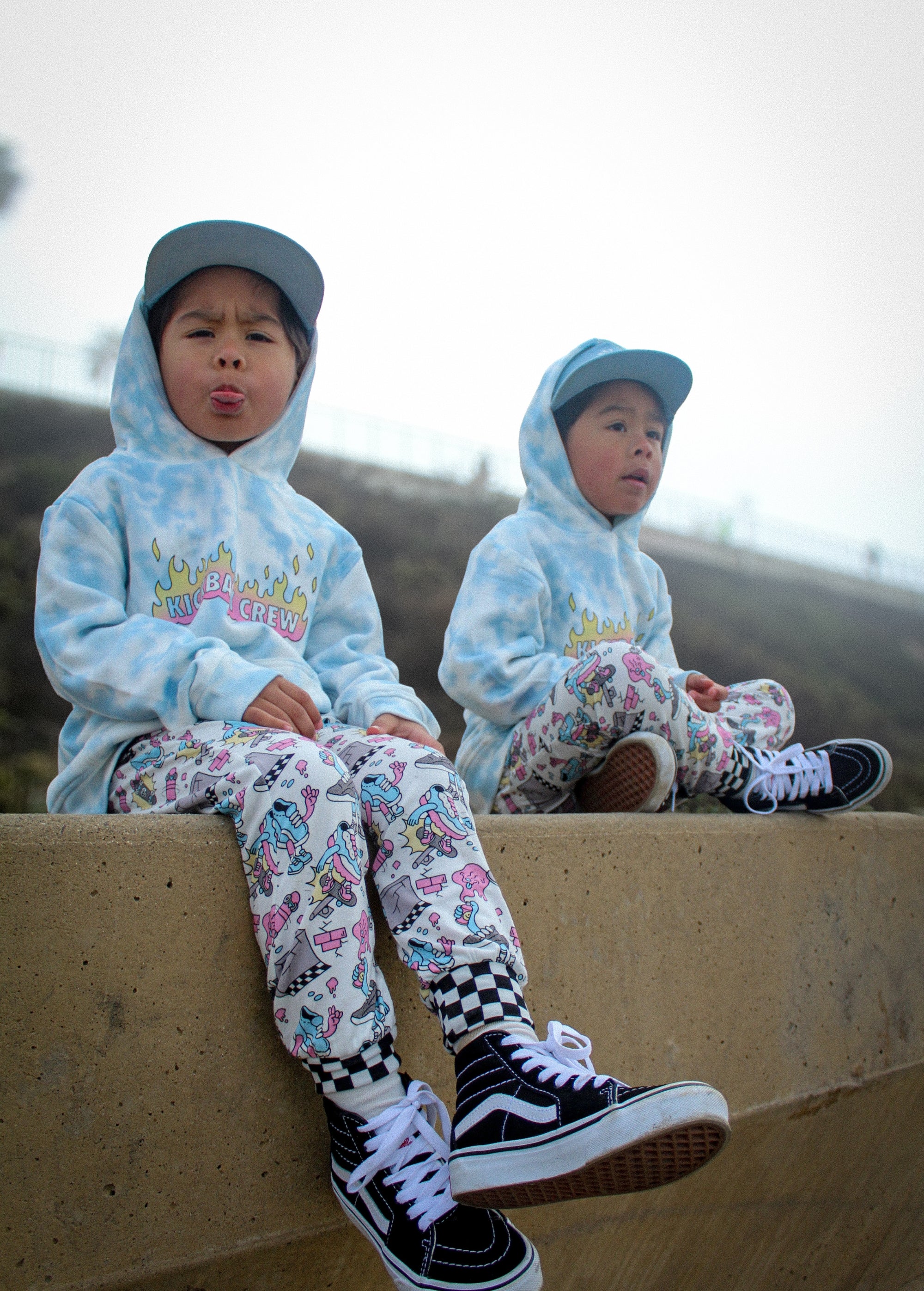 Concrete Kickback Hoodie Tiedye - Image 3