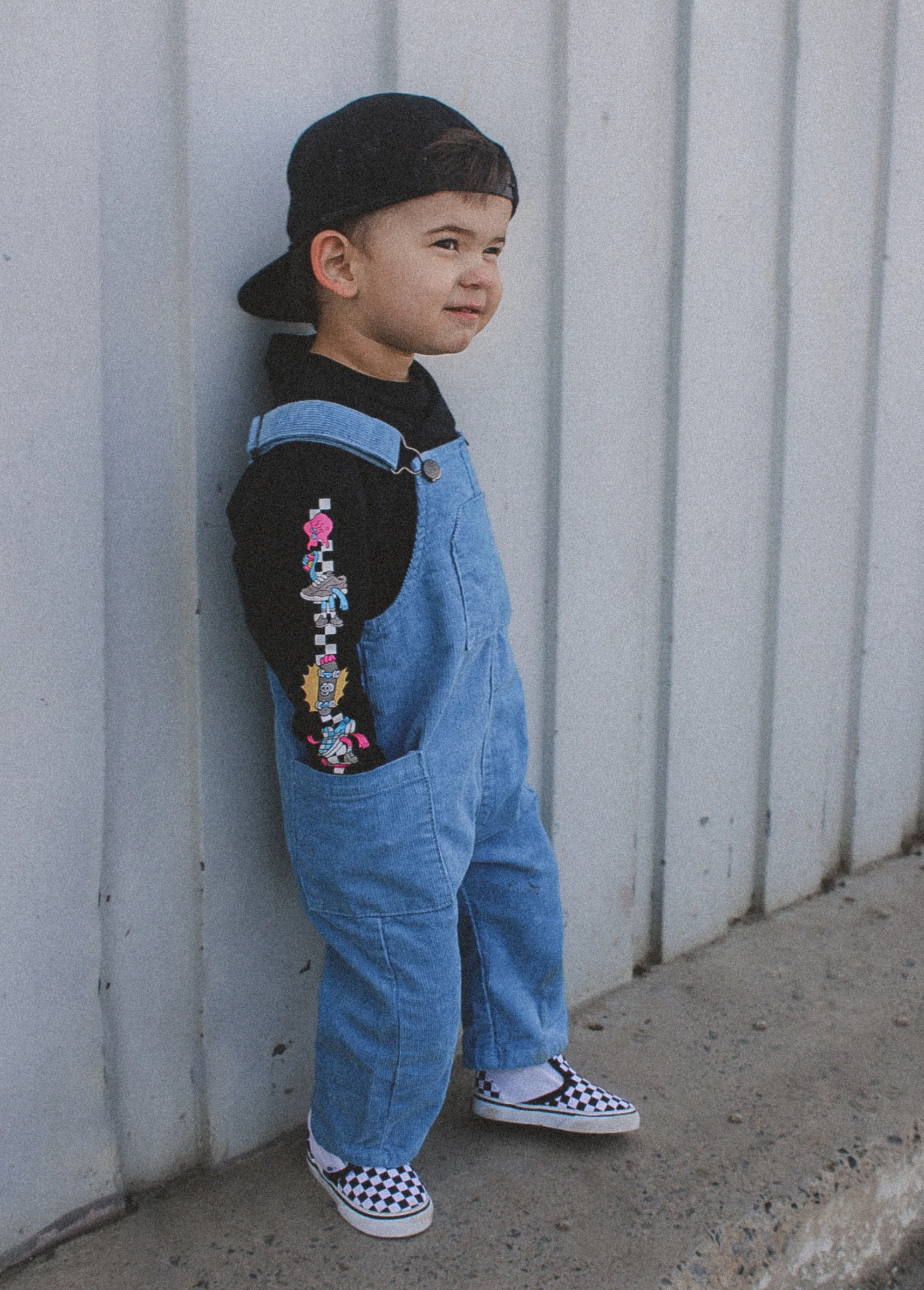 Blue Corduroy Overalls - Image 4