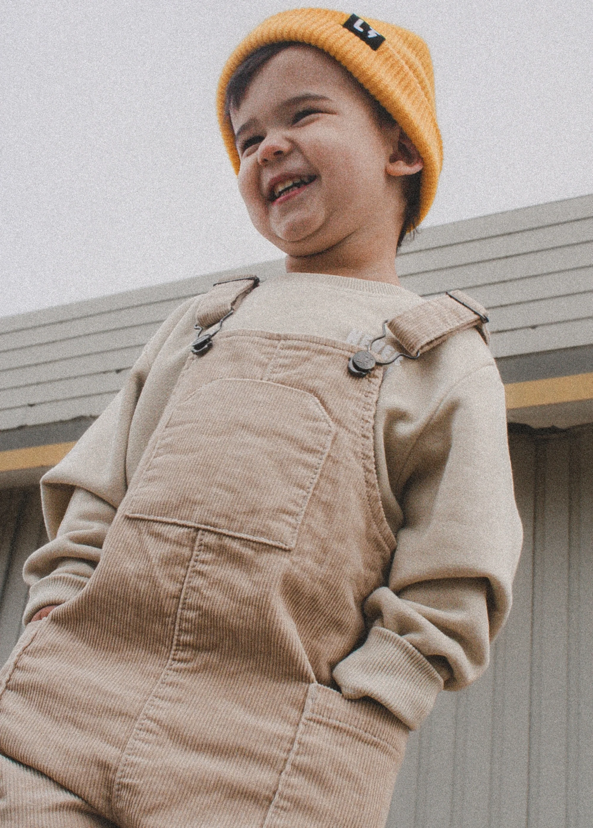 Cream Corduroy Overalls - Image 5