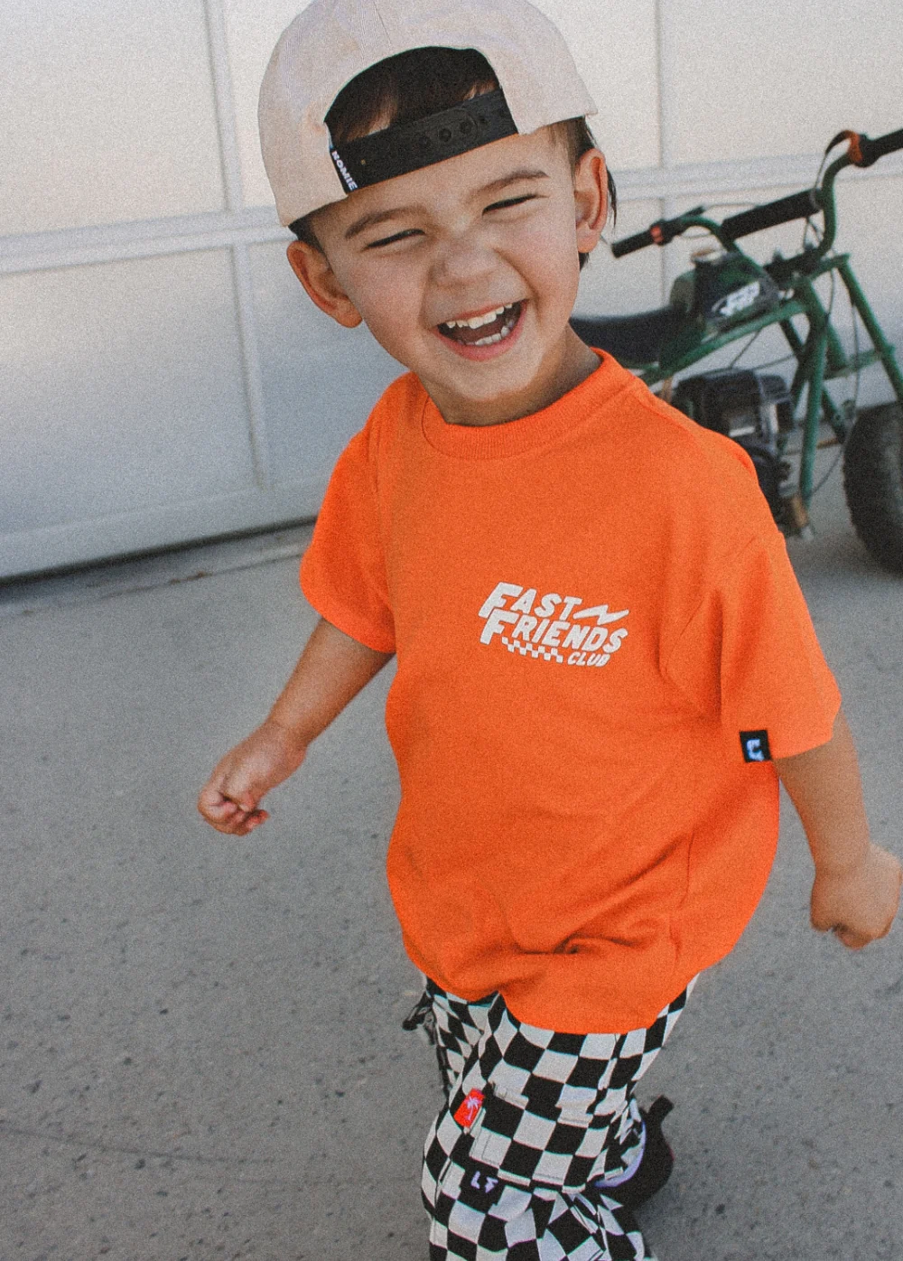 Fast Makes Me Happy T-shirt Orange - Image 3
