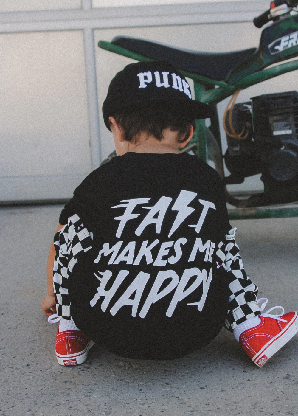 Fast Makes Me Happy T-Shirt Black - Image 4