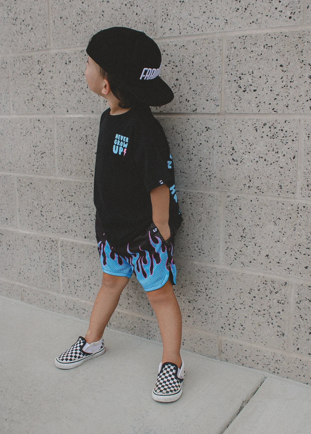 Heater Flame Shorts Blue - Image 4