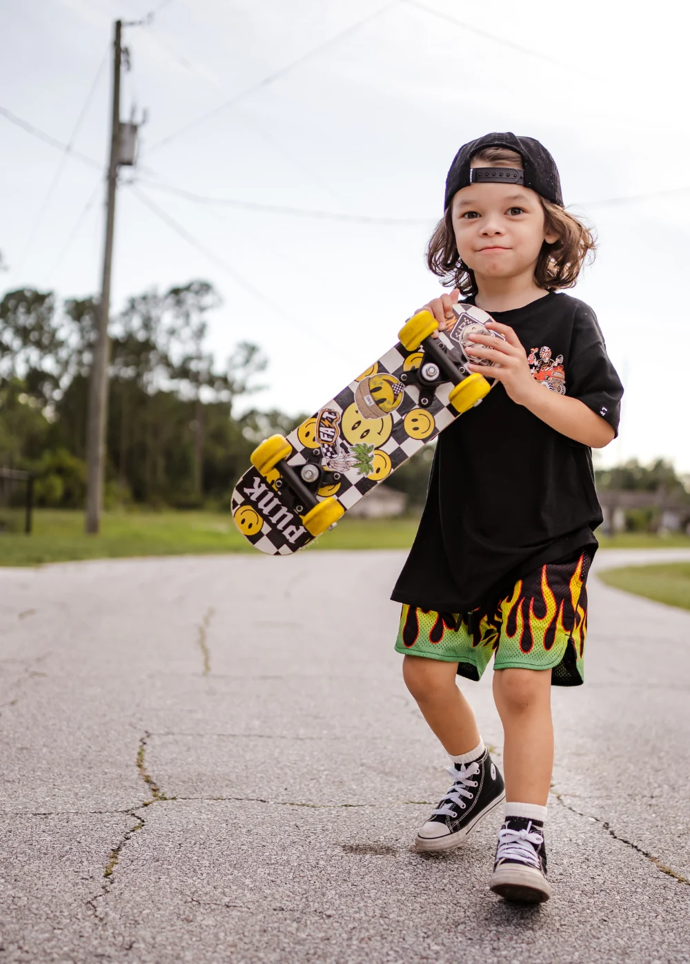 Heater Flame Shorts Green - Image 5