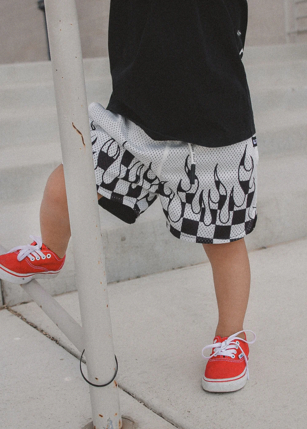 Heater Flame Shorts White - Image 4