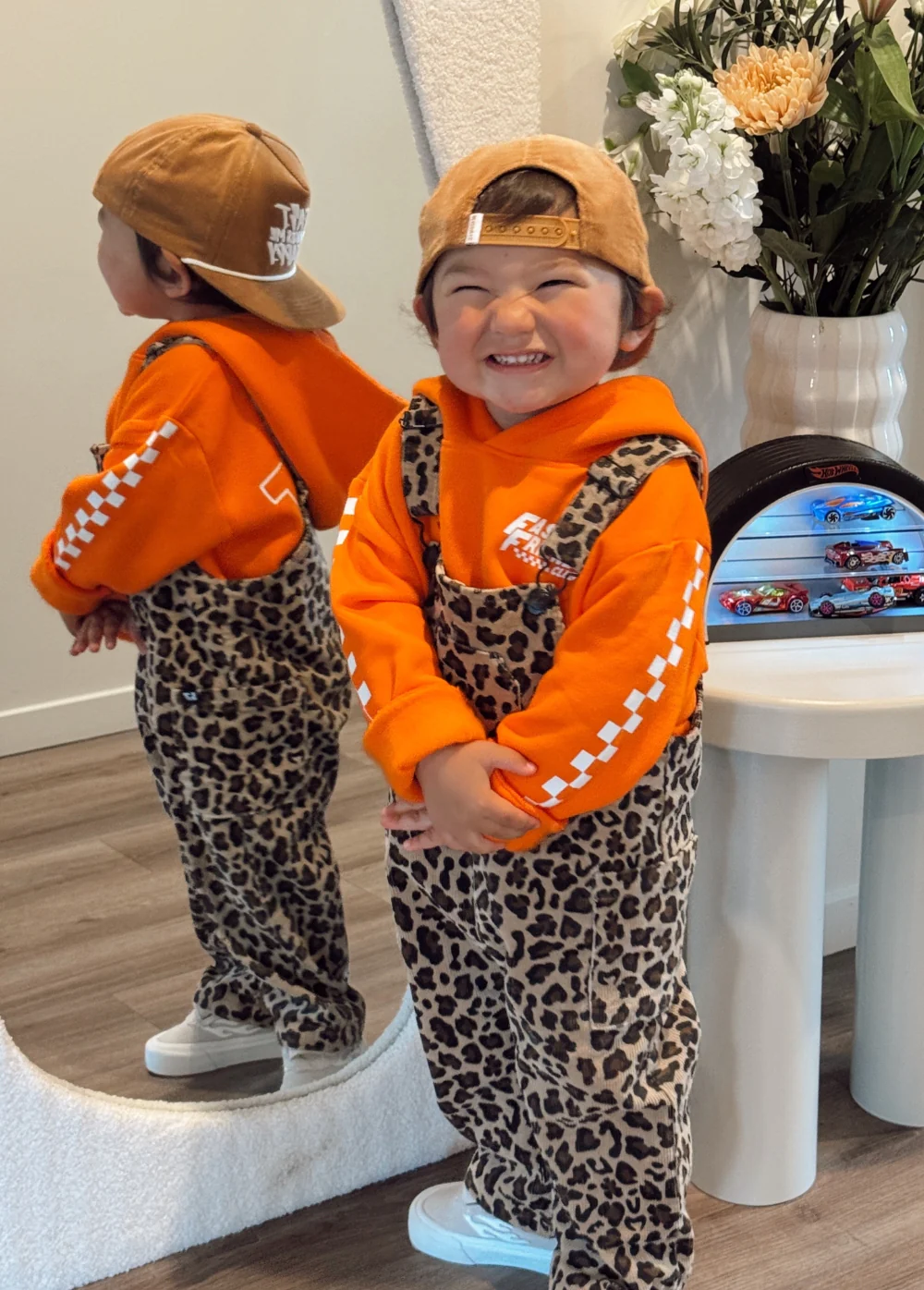 Leopard Print Overalls - Image 4