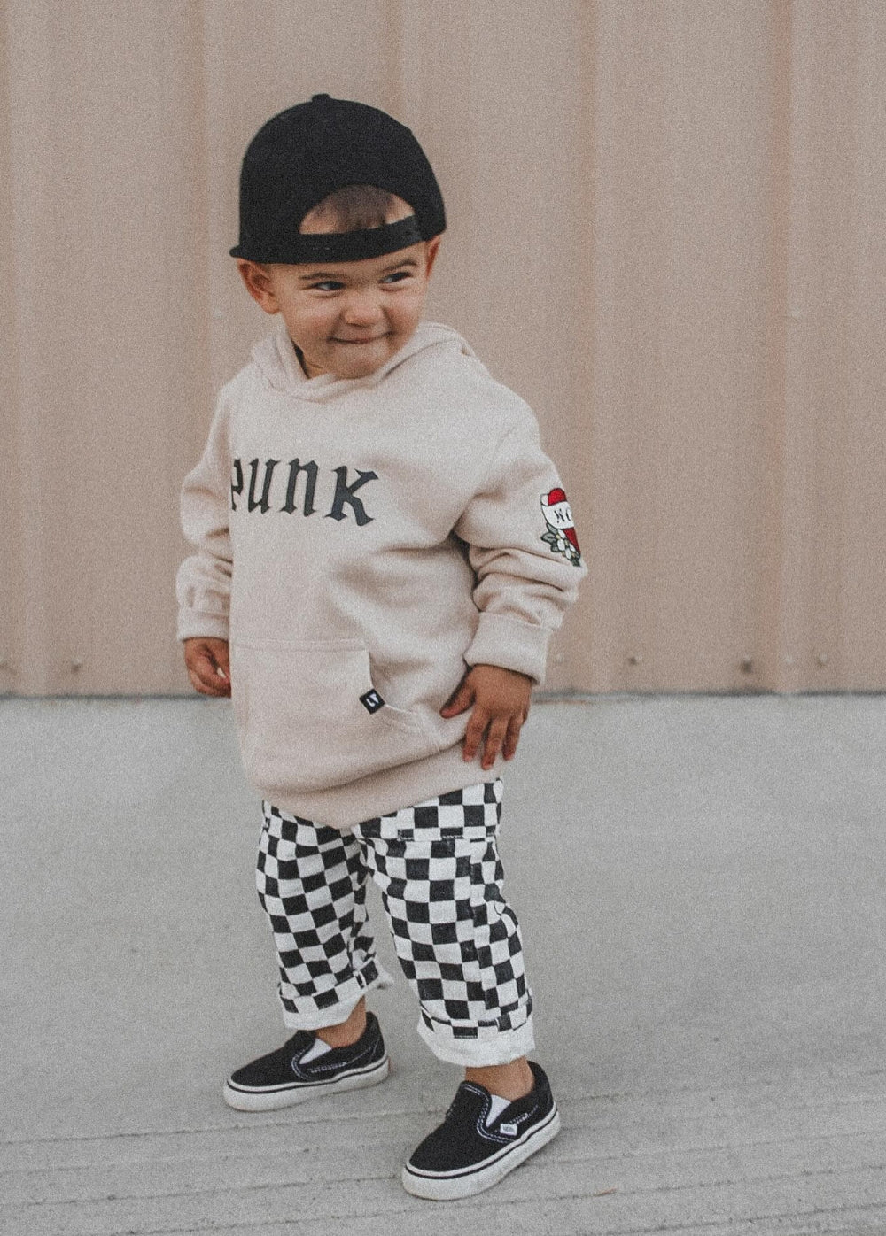 PUNK Hoodie Brown - Image 3