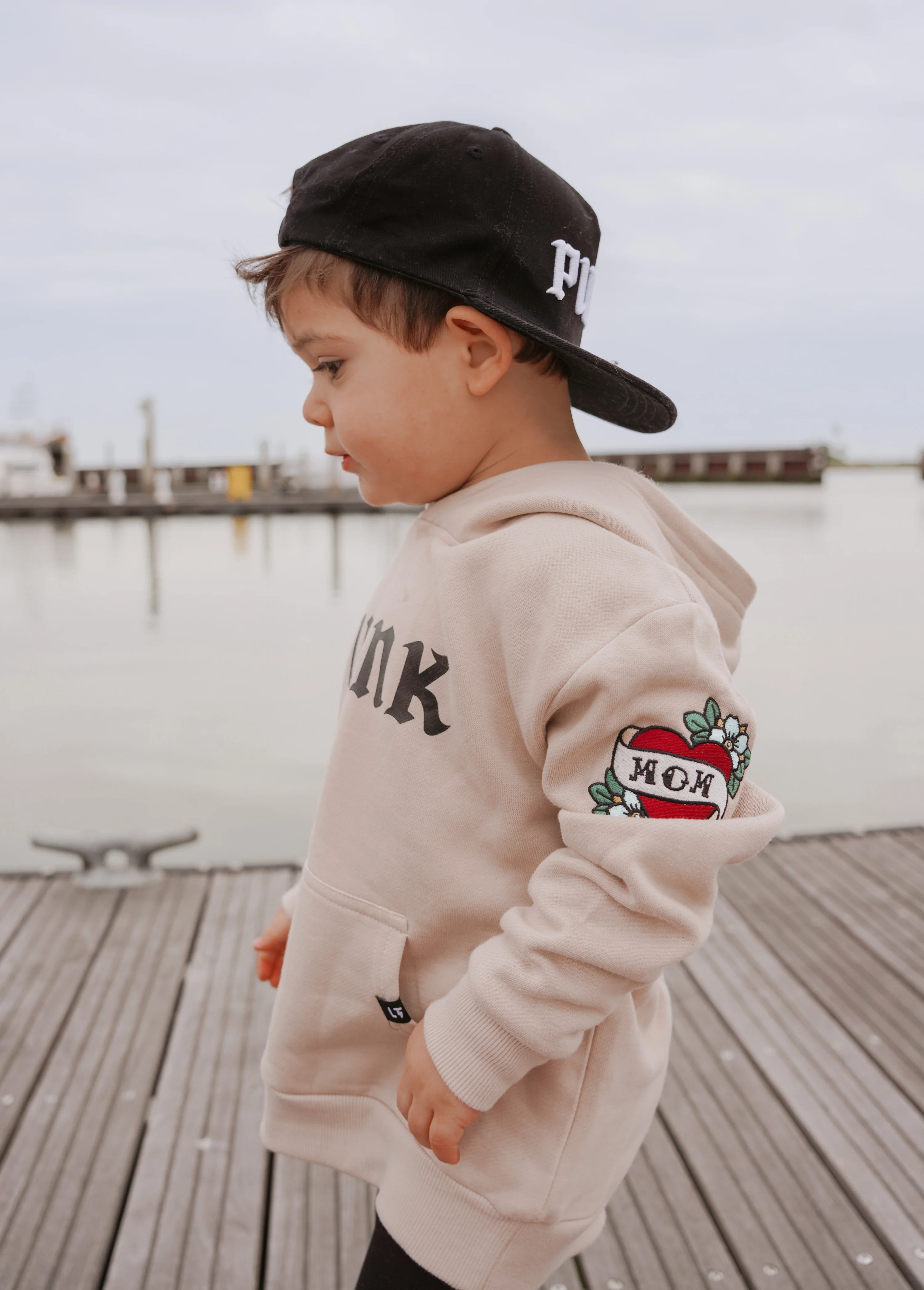 PUNK Hoodie Brown - Image 5