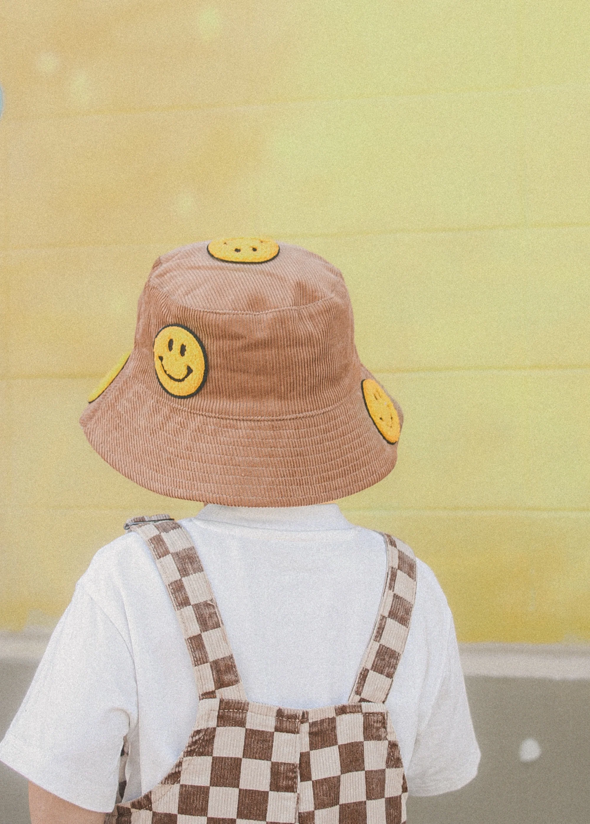 Smiley Bucket Hat Tan - Image 5