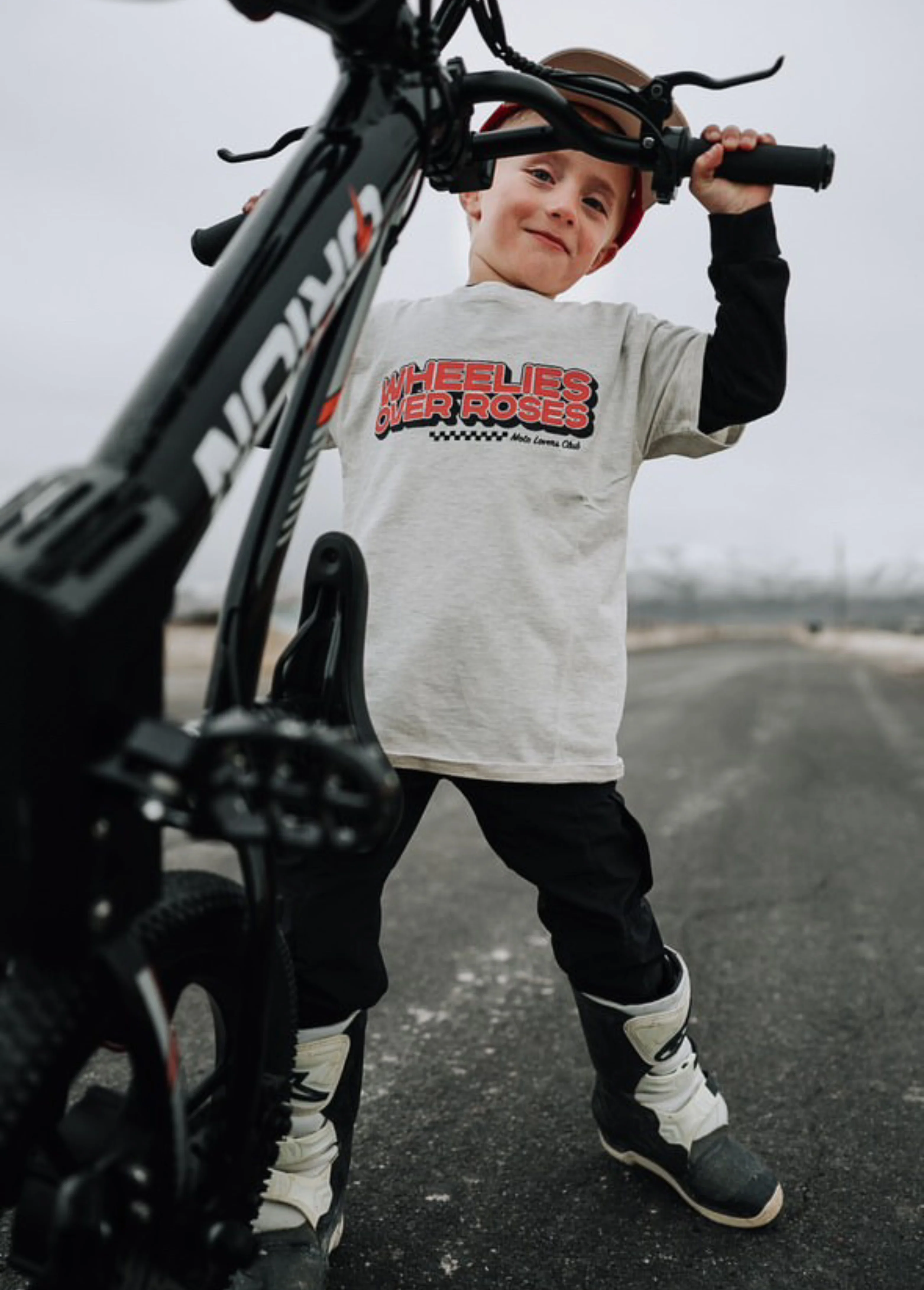 Wheelies Over Roses T-Shirt - Image 4